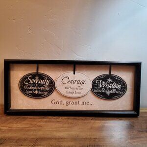 Serenity Prayer Framed Sign
